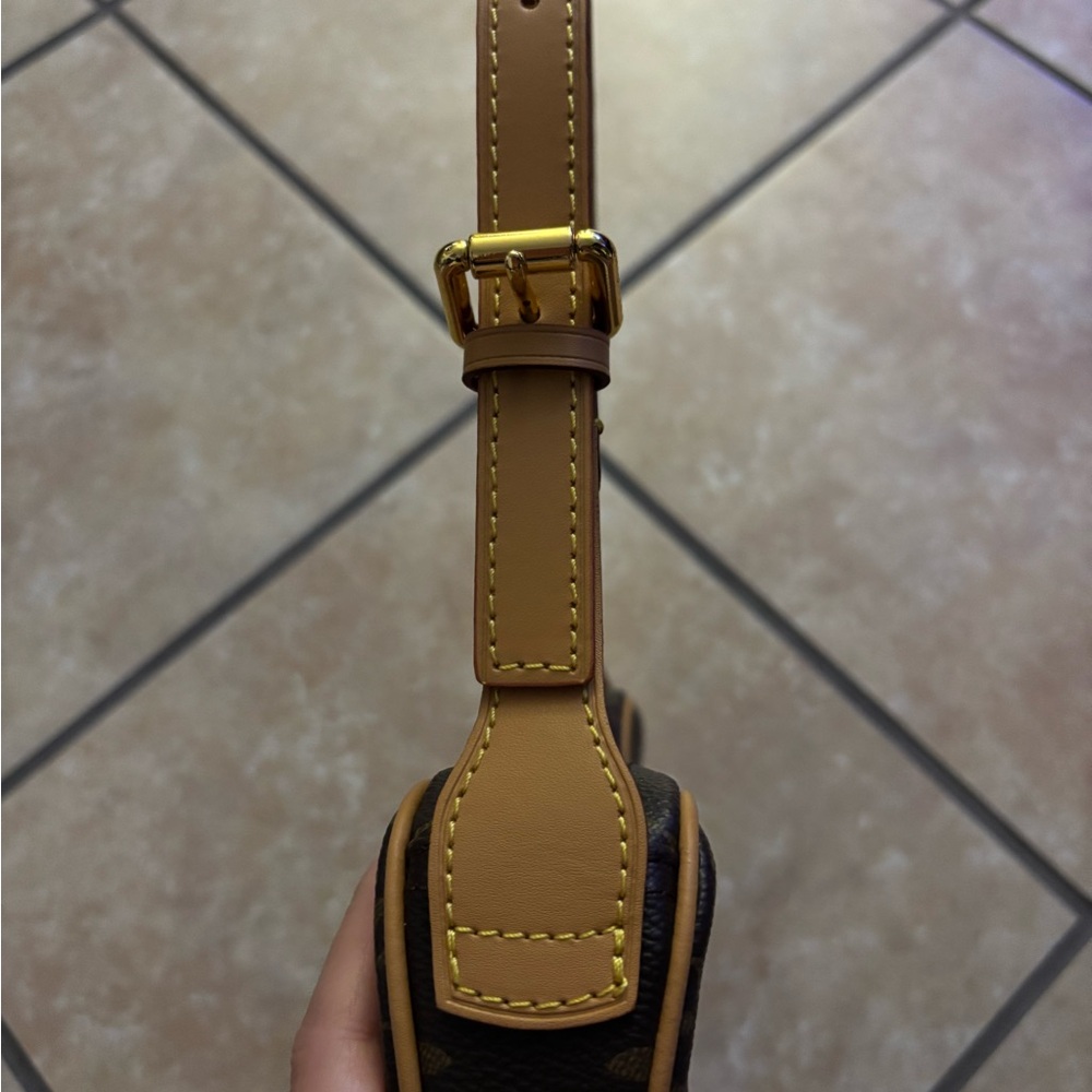 Brown Monogram Crescent Bag - Picture 2 of 3